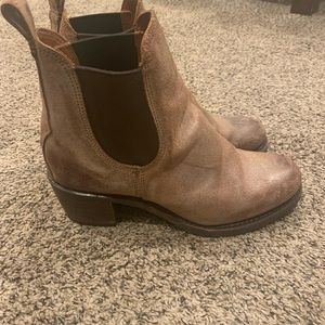 Frye Brown Ankle Boots
